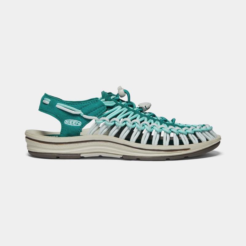 Sandalias Keen Uneek Para Mujer Verdes/Blancos - Sandalias Keen Mexico (327685-OGV)